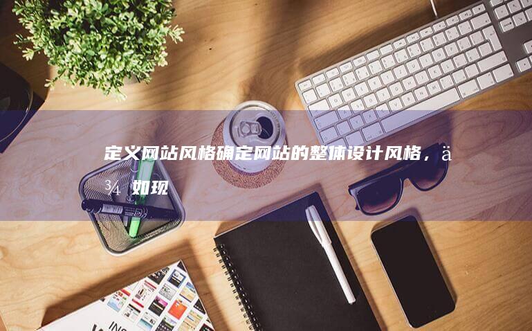 定义网站风格确定网站的整体风格,例如现